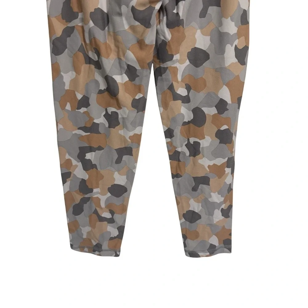 OFFLINE by Aerie Real Me‎ Crossover High Rise 7/8 Leggings Camo Tan Grey Large